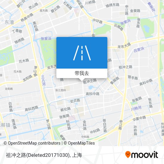 祖冲之路(Deleted20171030)地图