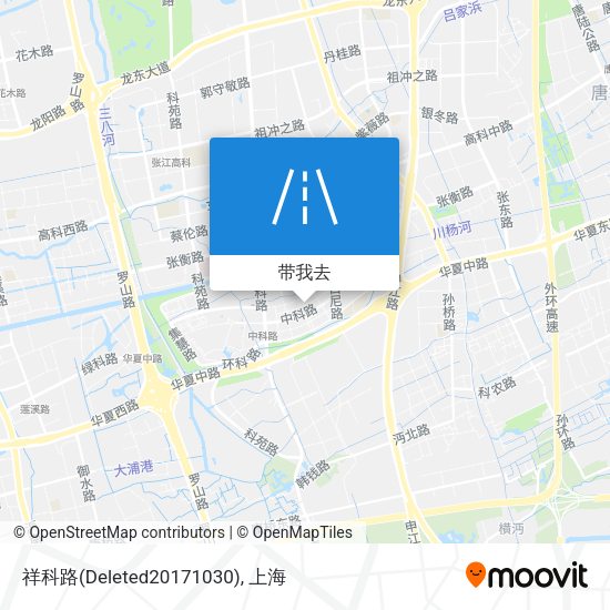 祥科路(Deleted20171030)地图