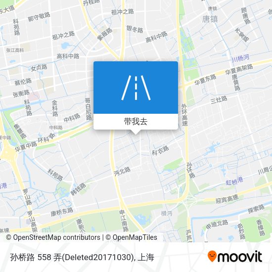 孙桥路 558 弄(Deleted20171030)地图