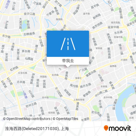 淮海西路(Deleted20171030)地图