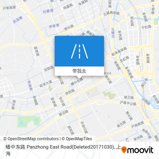 蟠中东路 Panzhong East Road(Deleted20171030)地图