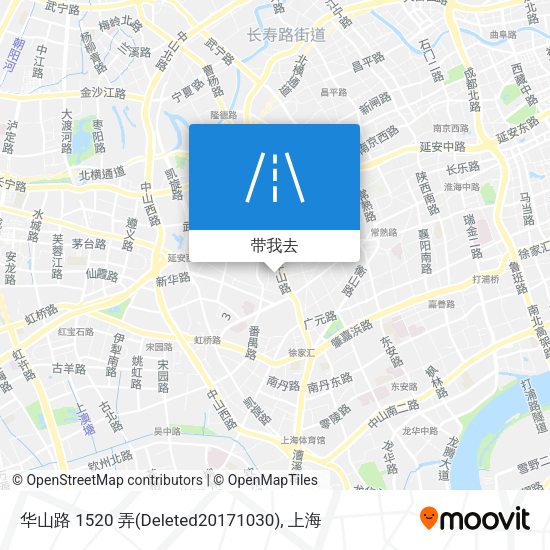 华山路 1520 弄(Deleted20171030)地图