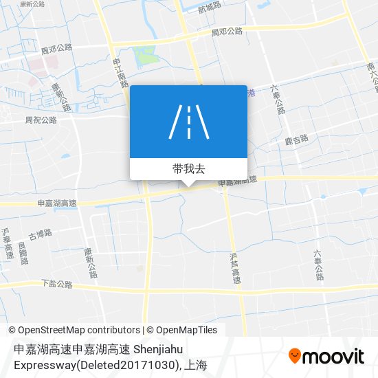 申嘉湖高速申嘉湖高速 Shenjiahu Expressway(Deleted20171030)地图