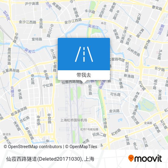 仙霞西路隧道(Deleted20171030)地图