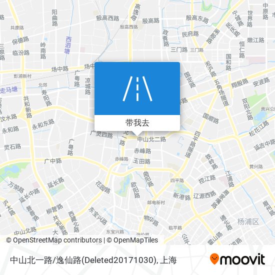中山北一路/逸仙路(Deleted20171030)地图