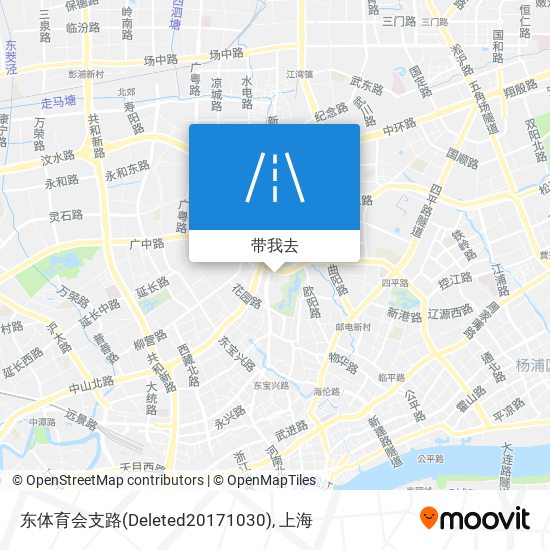 东体育会支路(Deleted20171030)地图