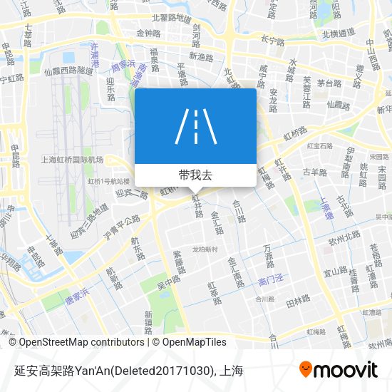 延安高架路Yan'An(Deleted20171030)地图