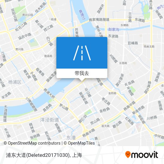 浦东大道(Deleted20171030)地图