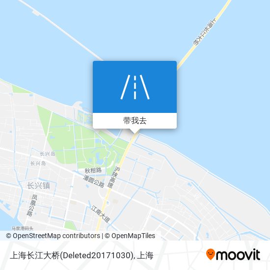 上海长江大桥地图