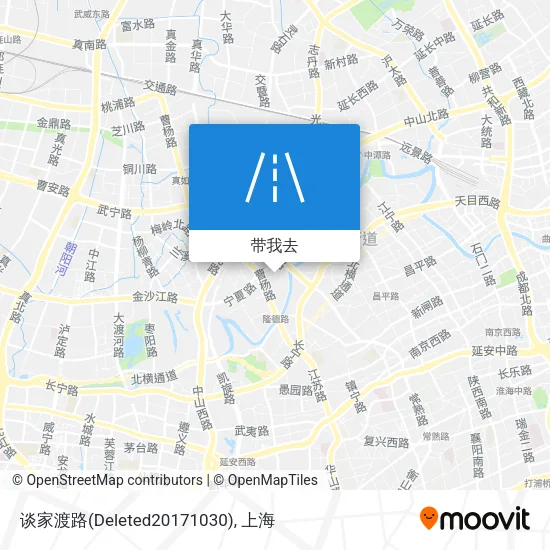 谈家渡路(Deleted20171030)地图