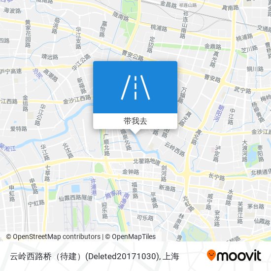 云岭西路桥（待建）(Deleted20171030)地图