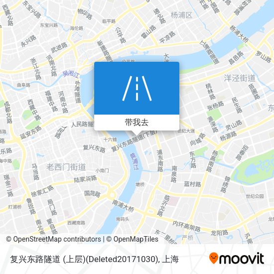 复兴东路隧道 (上层)(Deleted20171030)地图
