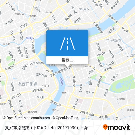 复兴东路隧道 (下层)(Deleted20171030)地图