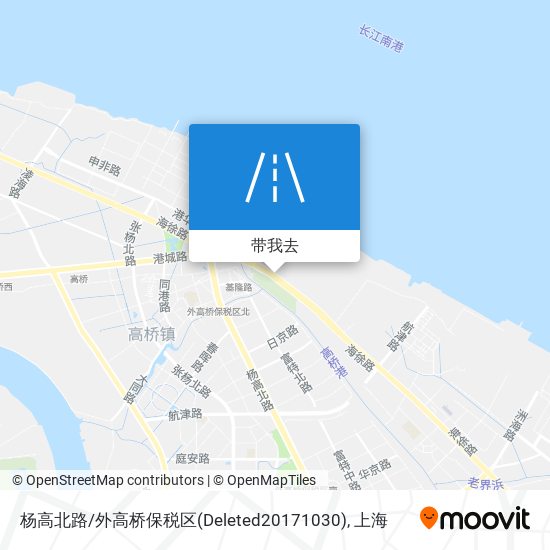 杨高北路/外高桥保税区(Deleted20171030)地图