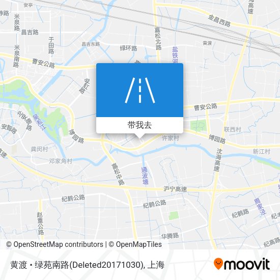黄渡 • 绿苑南路(Deleted20171030)地图