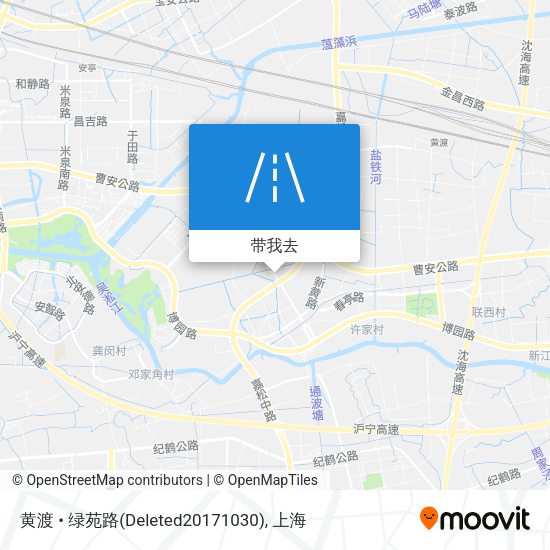 黄渡 • 绿苑路(Deleted20171030)地图