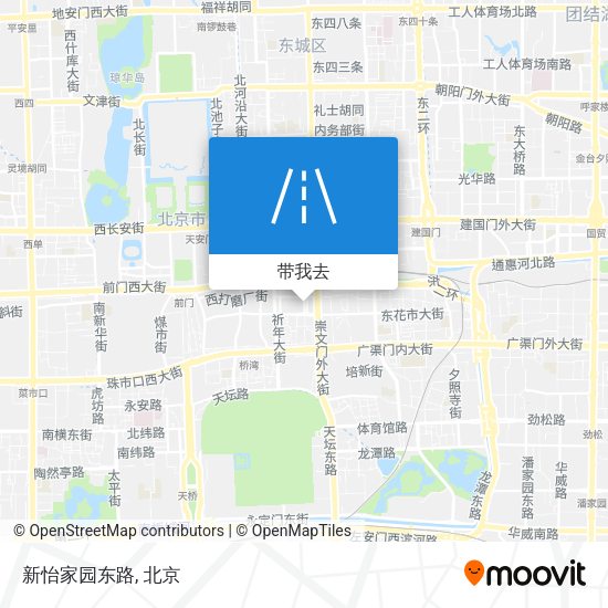 新怡家园东路地图