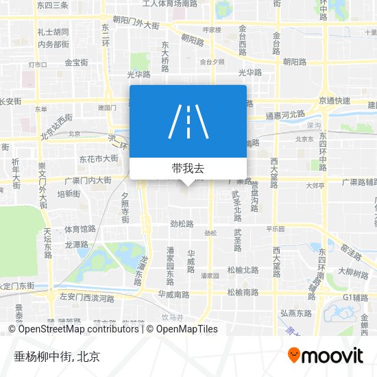 垂杨柳中街地图