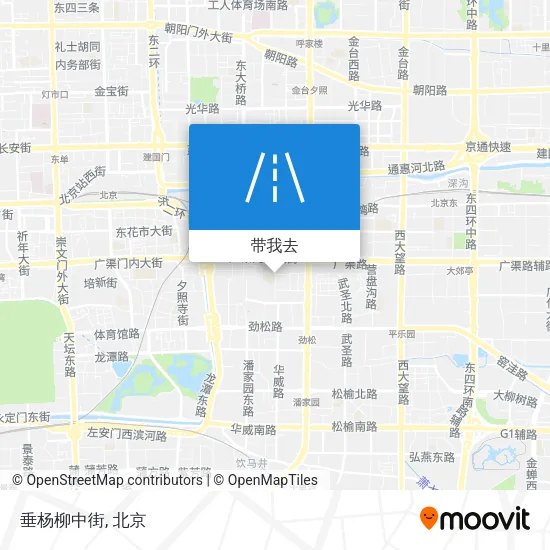 垂杨柳中街地图