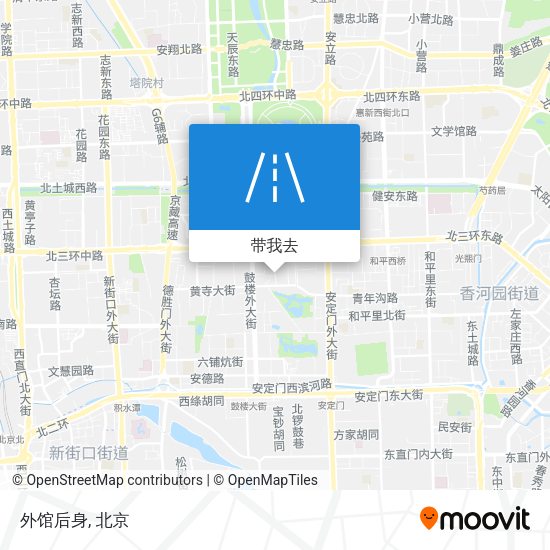 外馆后身地图