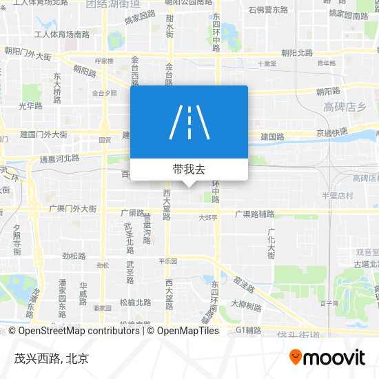 茂兴西路地图