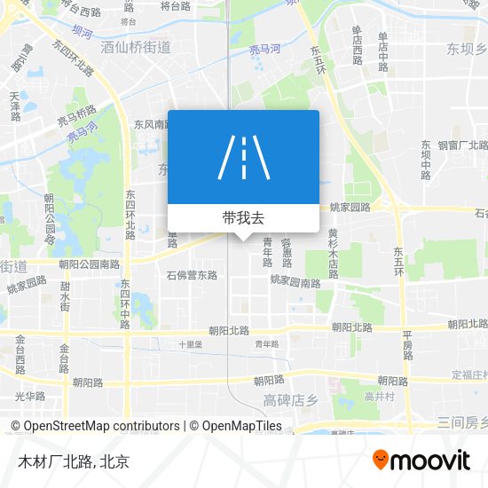 木材厂北路地图