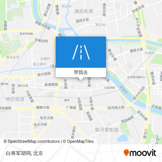 白将军胡同地图