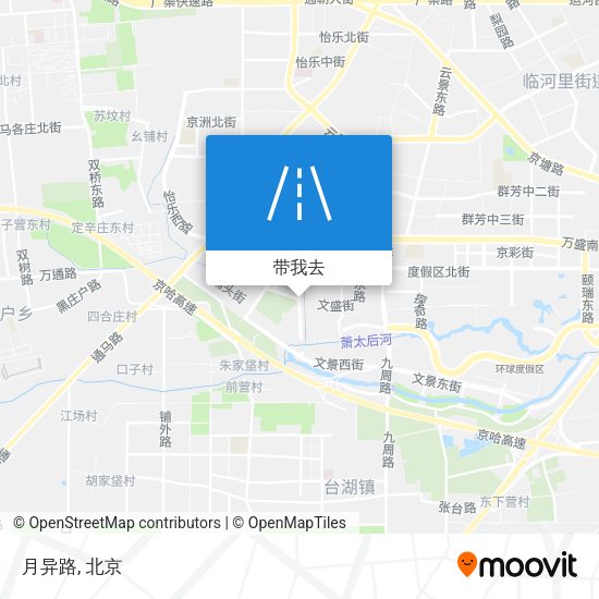 月异路地图