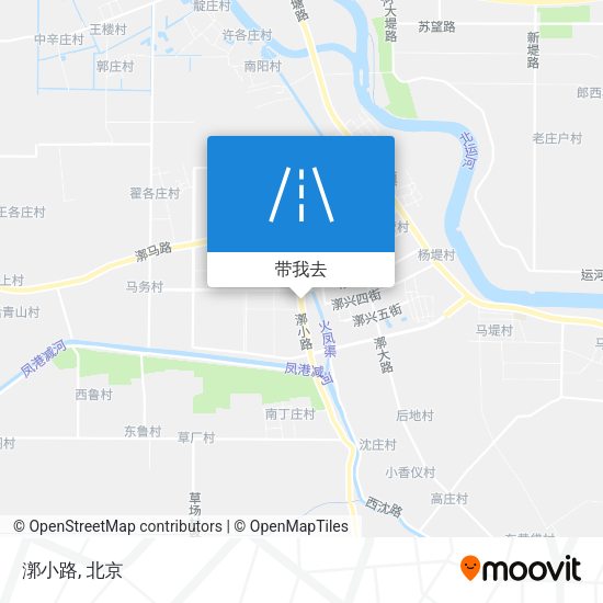 漷小路地图