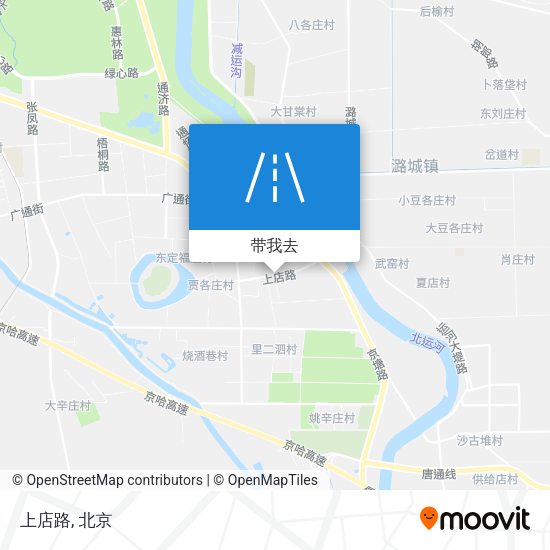 上店路地图