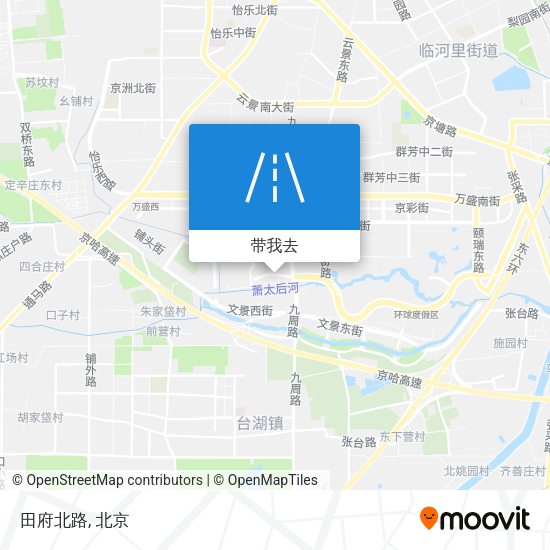 田府北路地图