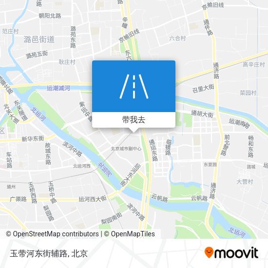 玉带河东街辅路地图