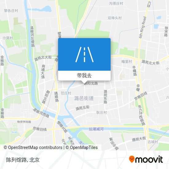 陈列馆路地图