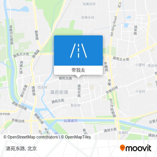 潞苑东路地图