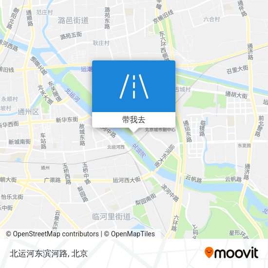 北运河东滨河路地图