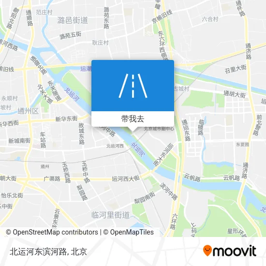 北运河东滨河路地图