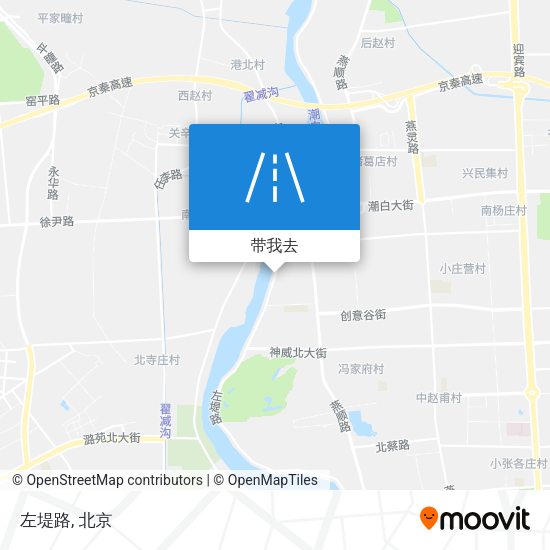 左堤路地图