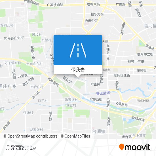 月异西路地图