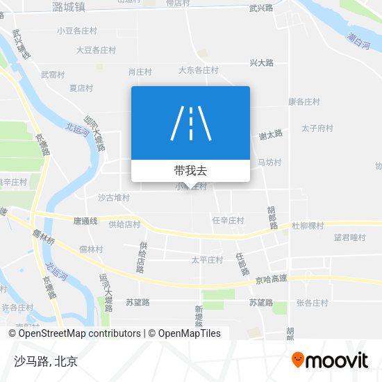 沙马路地图