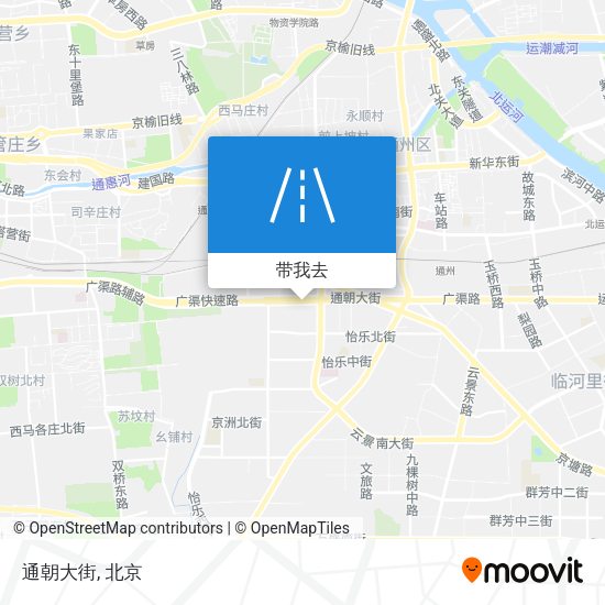 通朝大街地图