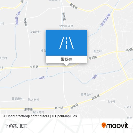 平蓟路地图