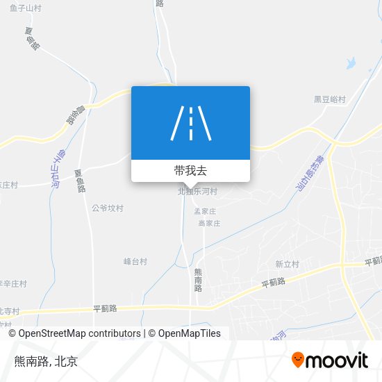 熊南路地图