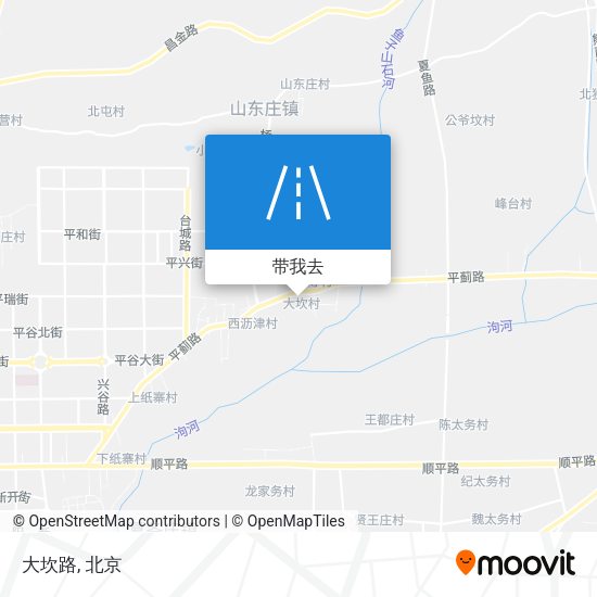 大坎路地图