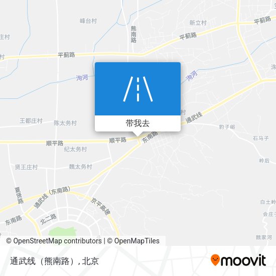 通武线（熊南路）地图