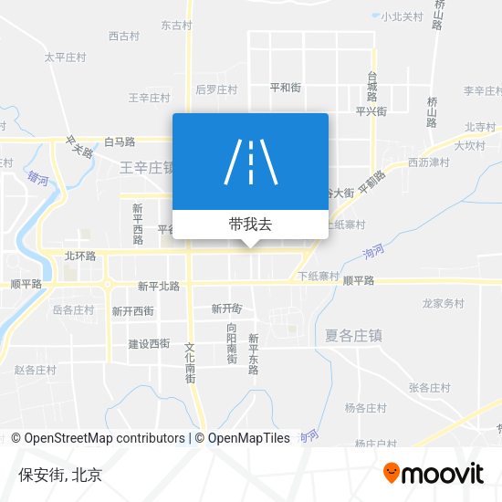 保安街地图