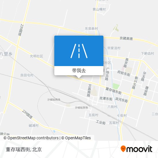 董存瑞西街地图