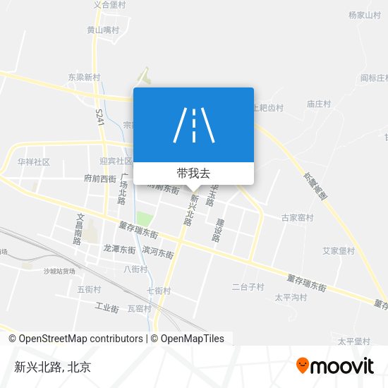 新兴北路地图