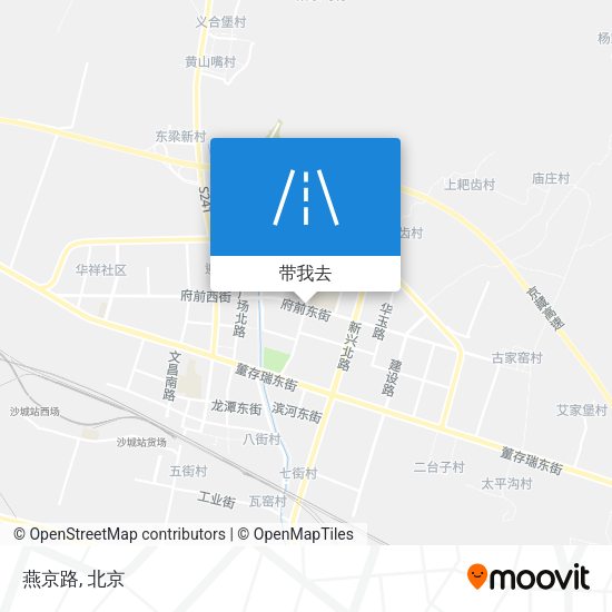 燕京路地图