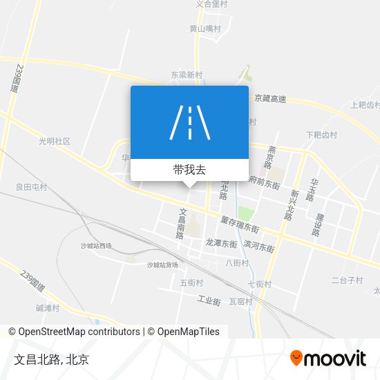 文昌北路地图