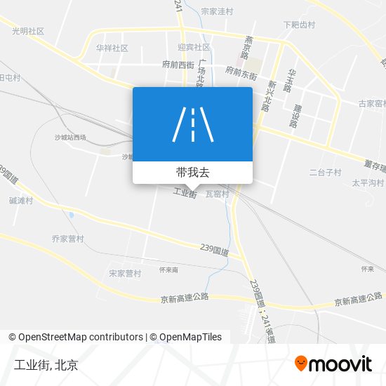 工业街地图